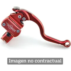 Brake master cylinder with integrated reservoir. Lever type 4. Rot color. (BROH124R)