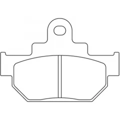 CL BRAKES Street Sintermetall Bremsbeläge - 2387A3+ für Suzuki GZ250MARAUDER, LS650SAVAGE, VL250INTRUDER