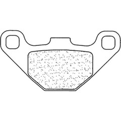 CL BRAKES Scooter Sintermetall Bremsbeläge - 3012SC für Fantic GRINTA50, LEADER50 Rieju NKD50, TANGO50