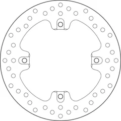 BREMBO Serie Oro Bremsscheibe starr - 68B407J1 für MV Agusta BRUTALE1078RR, BRUTALE1090, BRUTALE750