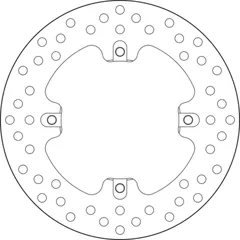 BREMBO Serie Oro Bremsscheibe starr - 68B407J2 für MV Agusta BRUTALE675, BRUTALE800, DRAGSTER800