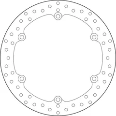 BREMBO Serie Oro Bremsscheibe starr - 68B407K3 für Honda CB500F, CB500X, CB650F