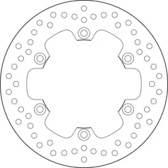 BREMBO Serie Oro Bremsscheibe starr - 68B407M5 für Yamaha DT125, WR125