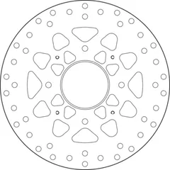 BREMBO Serie Oro Bremsscheibe starr - 68B407M6 für Honda CB1000R, VFR800, VFR800XCROSSRUNNER