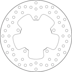 BREMBO Serie Oro Bremsscheibe starr - 68B407M8 für Yamaha YZF-R125