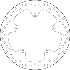 BREMBO Serie Oro Bremsscheibe starr - 68B407M9 für Yamaha YZF-R125