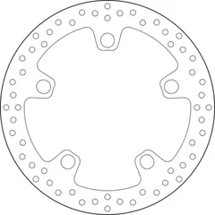 BREMBO Serie Oro Bremsscheibe starr - 68B407N0 für Honda VFR1200XCROSSTOURER