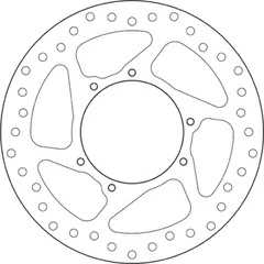 BREMBO Serie Oro Bremsscheibe starr - 68B407N3 für Honda CRF250R, CRF250X, CRF450L