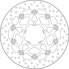 BREMBO Serie Oro Bremsscheibe schwimmend - 78B40847 für Triumph TIGER1200, TIGER1200EXPLORER, TIGER800
