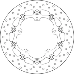 BREMBO Serie Oro Bremsscheibe halbschwimmend - 78B40849