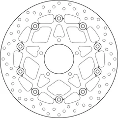 BREMBO Serie Oro Bremsscheibe schwimmend - 78B40893 für MV Agusta BRUTALE1078RR, BRUTALE675, BRUTALE800