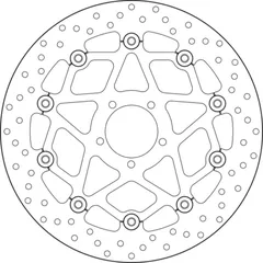 BREMBO Serie Oro Bremsscheibe schwimmend - 78B408B1 für KTM 1290SUPERDUKE, 1290SUPERDUKEGT