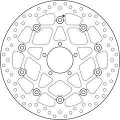 BREMBO Serie Oro Bremsscheibe schwimmend - 78B408B2 für Ducati SCRAMBLER800 Mash SCRAMBLER