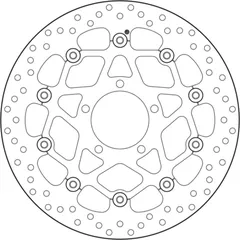 BREMBO Serie Oro Bremsscheibe schwimmend - 78B408B5 für Kawasaki NINJAZX-10R, NINJAZX-10R, NINJAZX-10RR