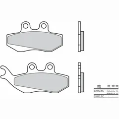 BREMBO Scooter Sintermetall Bremsbeläge - 07012XS für Gilera, Malaguti, Piaggio