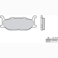 BREMBO Scooter Sintermetall Bremsbeläge - 07073XS für Yamaha MAJESTY400