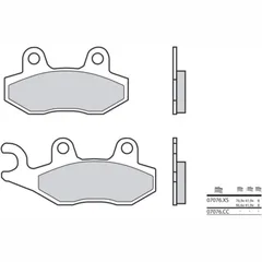 BREMBO Scooter Carbon Keramik Bremsbeläge - 07076CC für Aprilia, Benelli, Peugeot