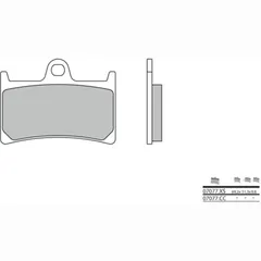 BREMBO Scooter Carbon Keramik Bremsbeläge - 07077CC für Yamaha T-MAX560