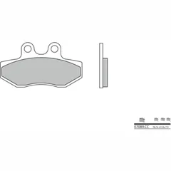 BREMBO Scooter Carbon Keramik Bremsbeläge - 07089CC für Aprilia RX50, SX50