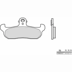 BREMBO Street Carbon Keramik Bremsbeläge - 07BB0907 für Husqvarna, Cagiva, Aprilia