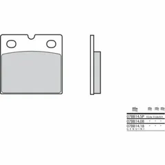 BREMBO Street Sintermetall Bremsbeläge - 07BB14SP für BMW, für: Moto Guzzi, Ducati
