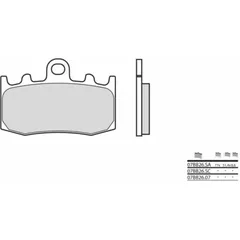 BREMBO Street Sintermetall Bremsbeläge - 07BB26SA für BMW HP2MEGAMOTO, K1200GT, K1200S