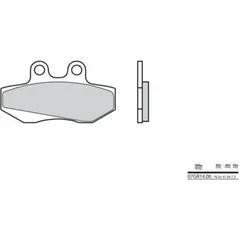 BREMBO Street Carbon Keramik Bremsbeläge - 07GR1406 für Aprilia, Beta, Derbi