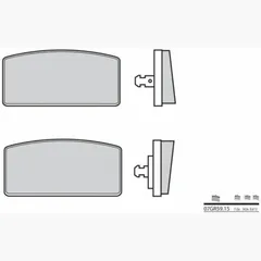BREMBO Street Carbon Keramik Bremsbeläge - 07GR5915 für BMW 90S, R100/7T, R100RS