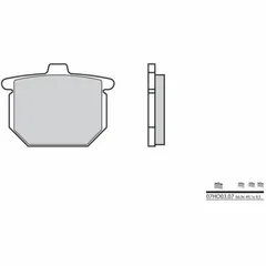 BREMBO Street Carbon Keramik Bremsbeläge - 07HO0307 für Honda CB400, CB750, CB900FBOLD'OR