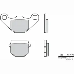BREMBO Street Carbon Keramik Bremsbeläge - 07HO1118 für HM, für: Kawasaki, Suzuki