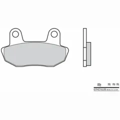 BREMBO Street Carbon Keramik Bremsbeläge - 07HO1609 für Honda CB450, CB450SCNIGHTHAWK, CB650