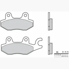 BREMBO Street Carbon Keramik Bremsbeläge - 07HO4008 für Honda VT125C, XL125VARADERO Italjet ROLLERCRAFT, TORPEDO125
