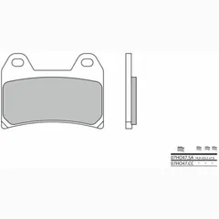 BREMBO Street Sintermetall Bremsbeläge - 07HO47SA für Honda CB400