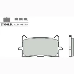 BREMBO Street Sintermetall Bremsbeläge - 07HO62SA für Honda CB300R, CB650R, CBR650R