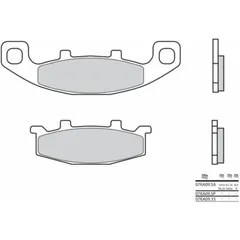 BREMBO Street Sintermetall Bremsbeläge - 07KA09SP für Kawasaki GPX500, GPX600, GPX750