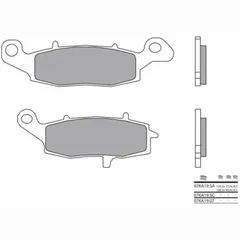 BREMBO Street Sintermetall Bremsbeläge - 07KA19SA für Kawasaki ER-6F, ER-6N, GPZ1100 Suzuki DL1000V-STROM, DL650V-STROM, DR800