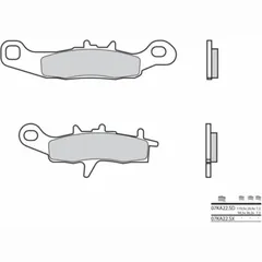 BREMBO Off-Road Sintermetall Bremsbeläge - 07KA22SD für Kawasaki KX100, KX80, KX85 Suzuki RM100, RM85