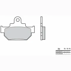 BREMBO Street Carbon Keramik Bremsbeläge - 07SU0808 für Suzuki DR600, RM250