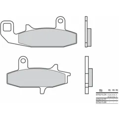 BREMBO Street Carbon Keramik Bremsbeläge - 07SU1509 für Suzuki DR650, DR750