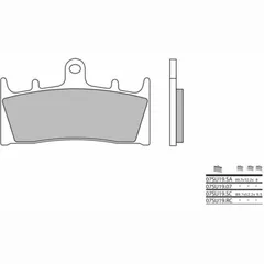 BREMBO Street Carbon Keramik Bremsbeläge - 07SU1907