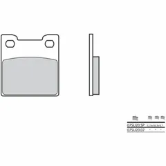 BREMBO Street Sintermetall Bremsbeläge - 07SU20SP für Suzuki RF900