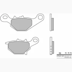 BREMBO Off-Road Sintermetall Bremsbeläge - 07SU31SD für Suzuki RM85