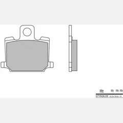 BREMBO Street Carbon Keramik Bremsbeläge - 07YA0609 für Yamaha RD350