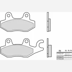 BREMBO Street Sintermetall Bremsbeläge - 07YA20SP für Triumph DAYTONA1000, DAYTONA1200, DAYTONA750 Yamaha XTZ750