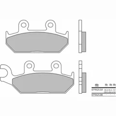 BREMBO Street Sintermetall Bremsbeläge - 07YA25SA für Yamaha XT500, XT600, XTZ660