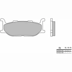 BREMBO Street Carbon Keramik Bremsbeläge - 07YA2709 für Yamaha SR400