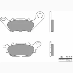 BREMBO Street Carbon Keramik Bremsbeläge - 07YA28CC für Yamaha CRYPTON135, VITY125