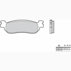 BREMBO Street Sintermetall Bremsbeläge - 07YA37SP für Yamaha YZF-R1, YZF-R6