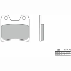 BREMBO Street Sintermetall Bremsbeläge - 07YA40SP für Yamaha FZS1000, FZS1000S, XJR1300