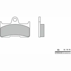 BREMBO Off-Road Sintermetall Bremsbeläge - 07YA45SD für Goes 520MAX, G520SSVUTX, G525